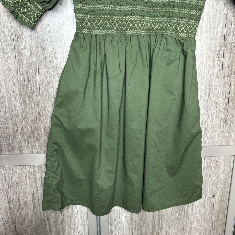 Hill House Nap Mini Dress Vivi Size S Green - Picture 4 of 10